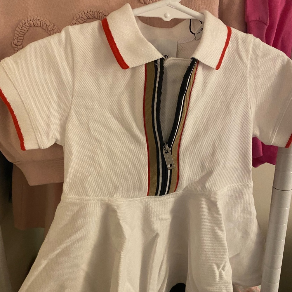 12-18M baby girl Burberry dress NWT